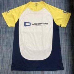 Yellow T-shirt, cycling jersey